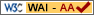 Level Double-A conformance icon, W3C-WAI Web Content Accessibility Guidelines 1.0